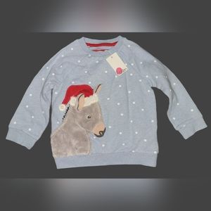 Kids Christmas Donkey Sweater